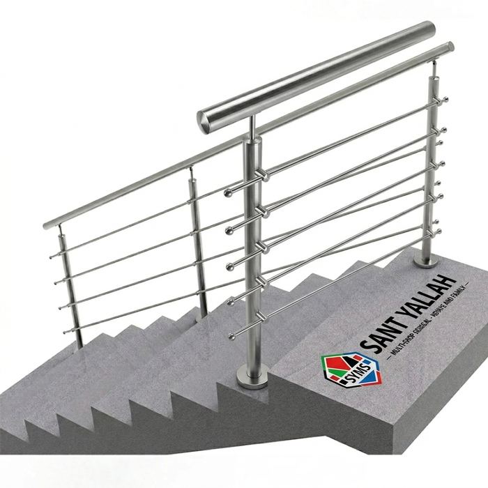 Main courante d'escalier en inox